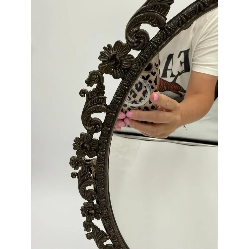 19th Century Florentina Ornate Mirror Made in Italy